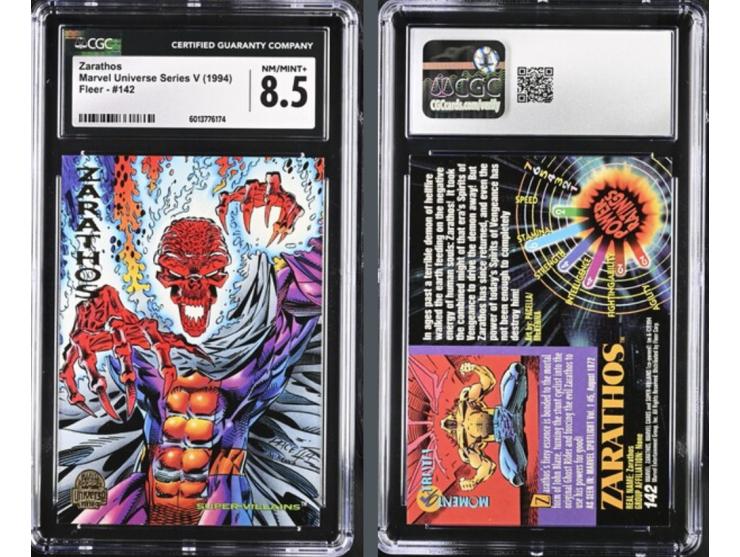 This curated set of four cards is a magnificent visual feast, paying homage to the high-energy aesthetics of the 1994 Marvel 